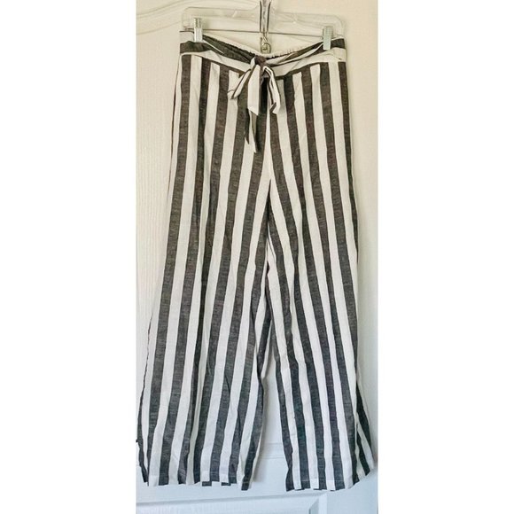 Alter'd state Wide Leg Pants Pinstripe Size Large - Picture 1 of 4